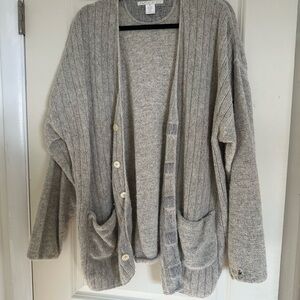 Perry Ellis Gray Women's Cardigan